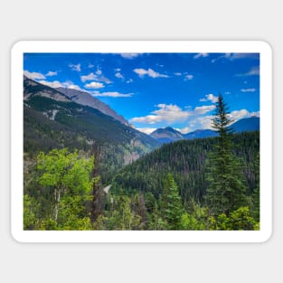 Jasper National Park Mountain Landscape Photography V2 Sticker